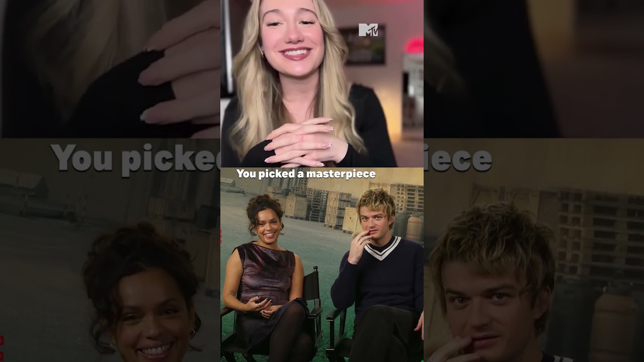 Joe Keery & Georgina Campbell&rsquo;s end of the world movie picks are iconic 🤭