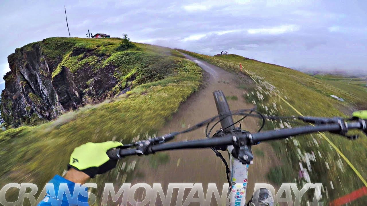 THE LIFT SHUT DOWN - Bad weather in Crans Montana | bikepark vlog -subtitled-