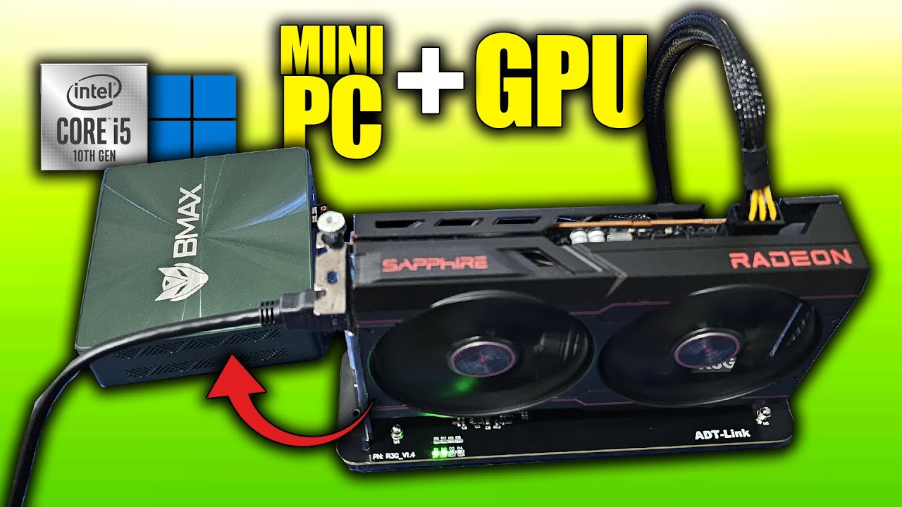 He INSTALADO una TARJETA gráfica en un Mini PC Chino MUY BARATO