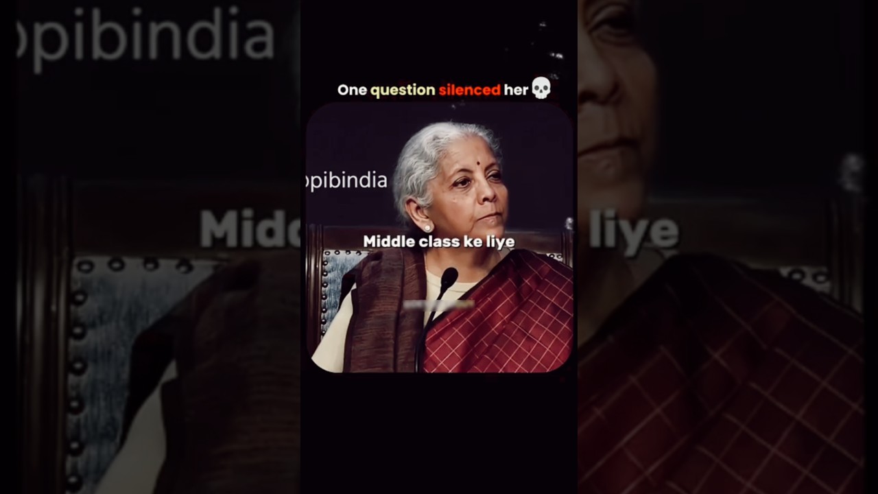 one question silenced her💀