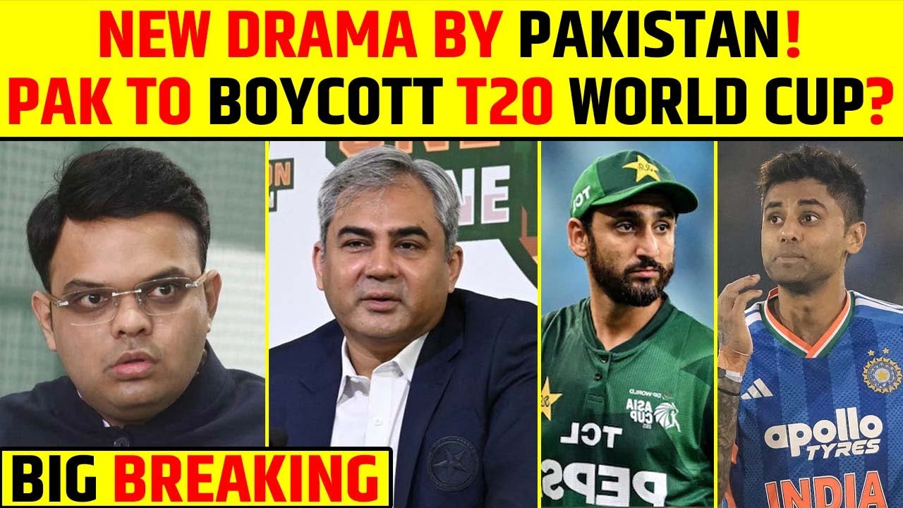 🔴BREAKING: NEW DRAMA BY PAKISTAN!, THREATENS TO BOYCOTT T20 WORLD CUP 2026?
