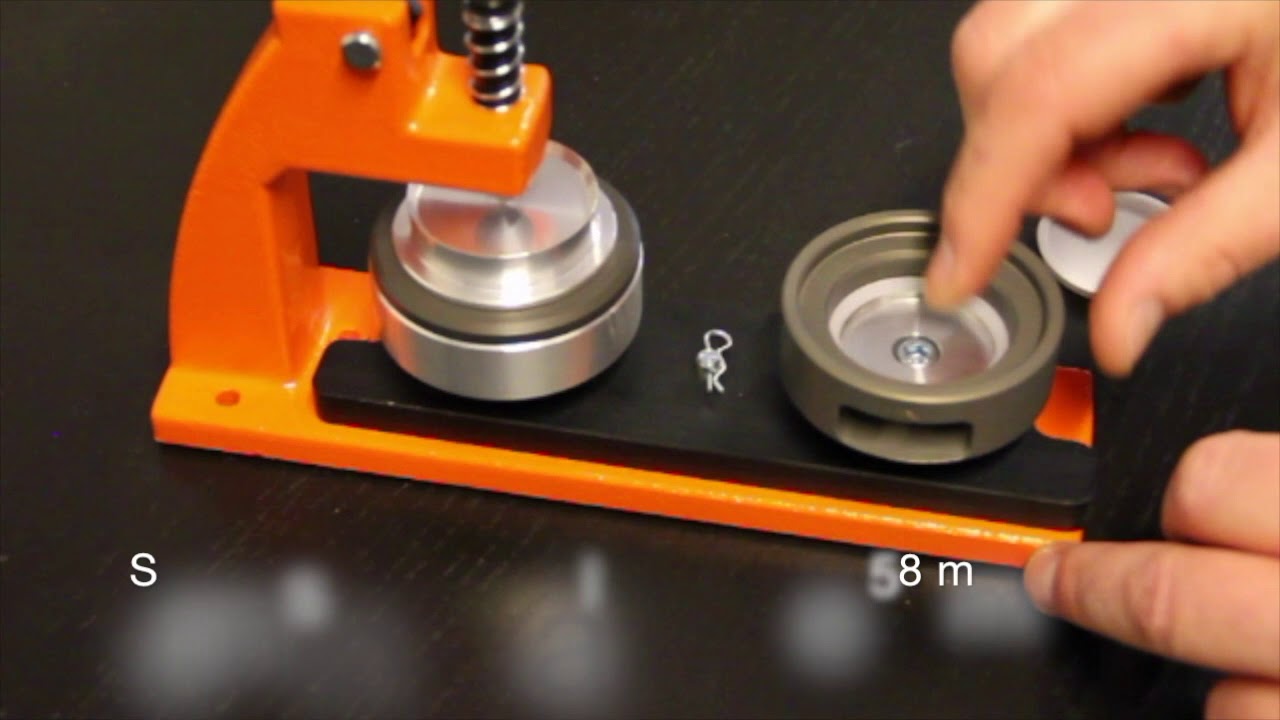 Herstellen Schlüsselanhänger mit Micro Buttonmaschinen