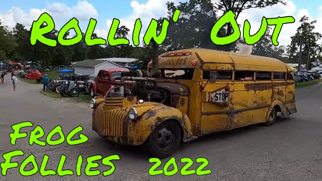 Frog Follies Car Show 2022 - Leaving the Show!