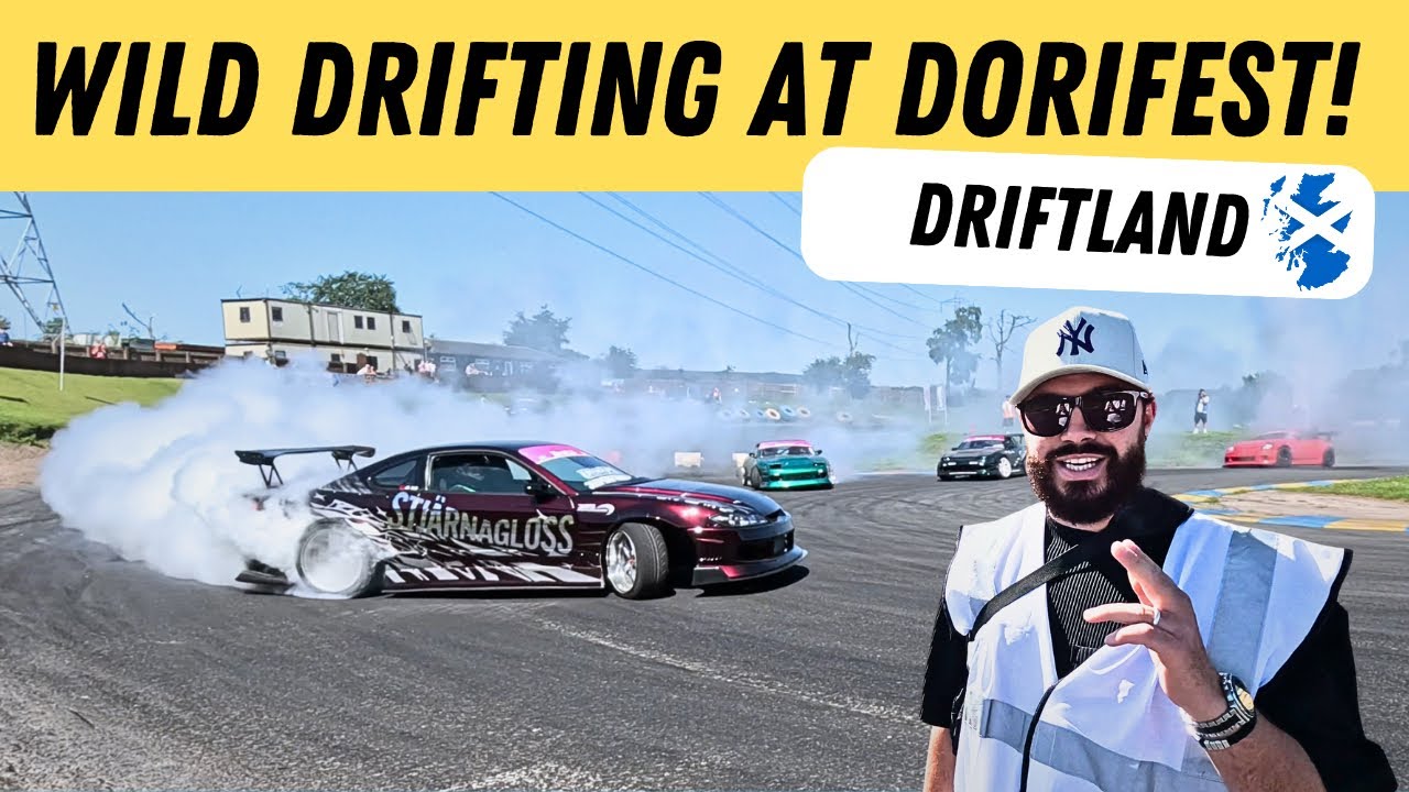 DORIFEST Madness at Driftland! High-Powered JDM Drifters SEND IT in Scotland&rsquo;s Hottest Summer Day!