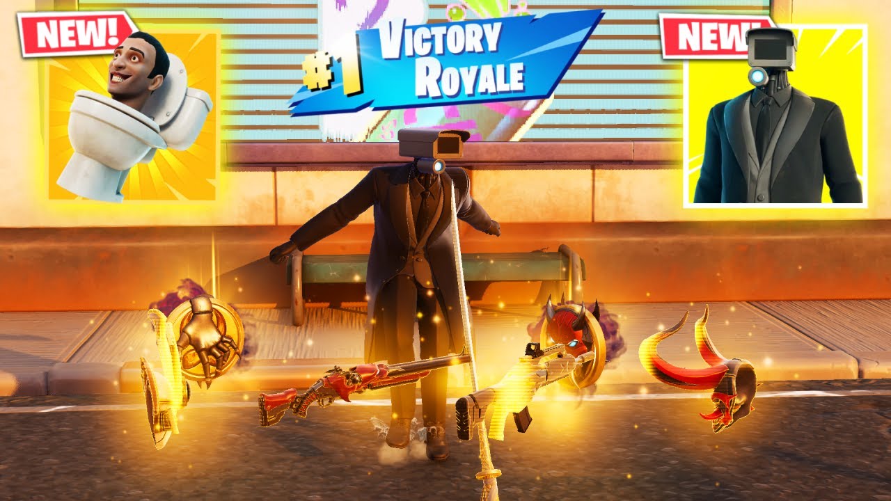 PLUNGERMAN vs 3 NEW MEDALLIONS & MYTHIC’S CHALLENGE (NEW! FortniteChapter6)FORTNITE X SKIBIDI TOILET