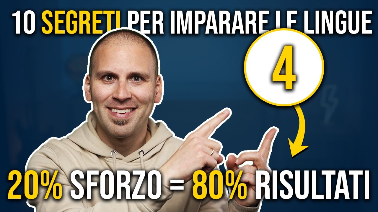 10 Segreti per Imparare le Lingue: #4 Impara il Vocabolario con il Principio di Pareto