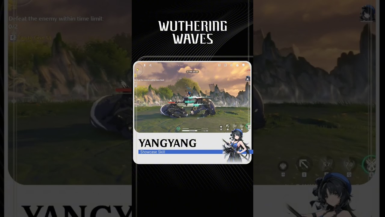 yangyang showcase skill #wutheringwave