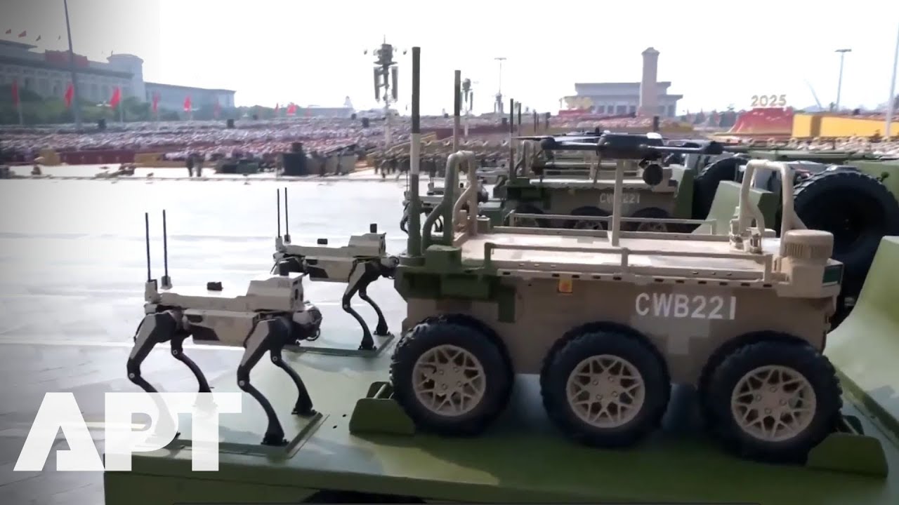 WATCH: China’s 'Robotic Wolves' March Alongside Missiles and Tanks | APT