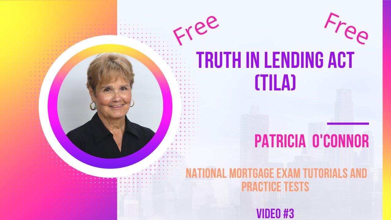 Truth in Lending Act (TILA) (Free Tutorial)