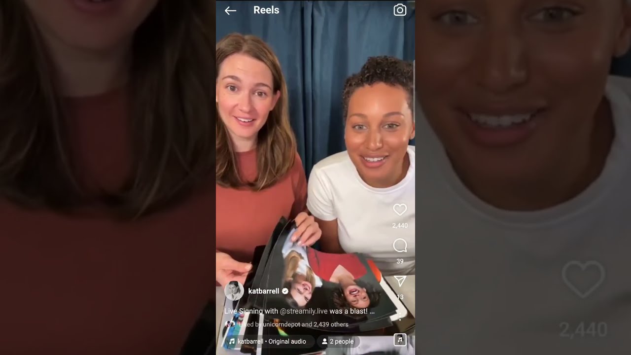 Kat Barrell and Kyana Teresa Instagram Live Signing (10/8/24)