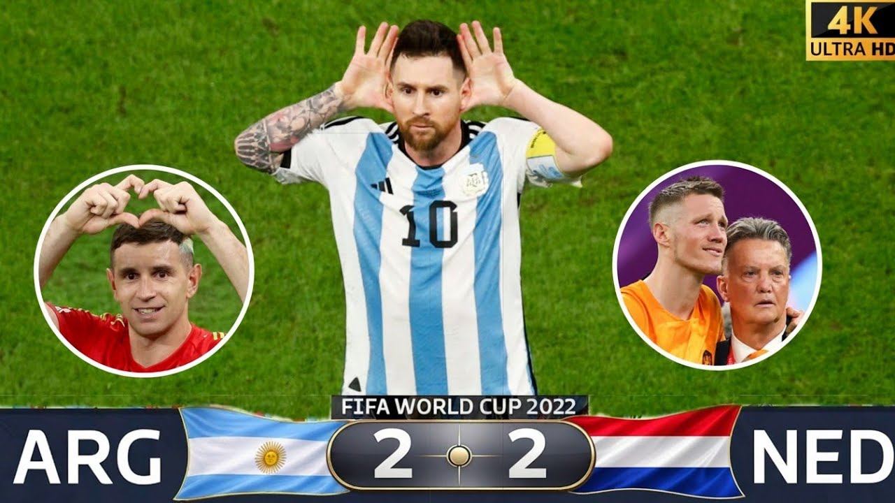 Argentina x Netherlands | 2-2 | Extended Highlights & Goals | World Cup 2022