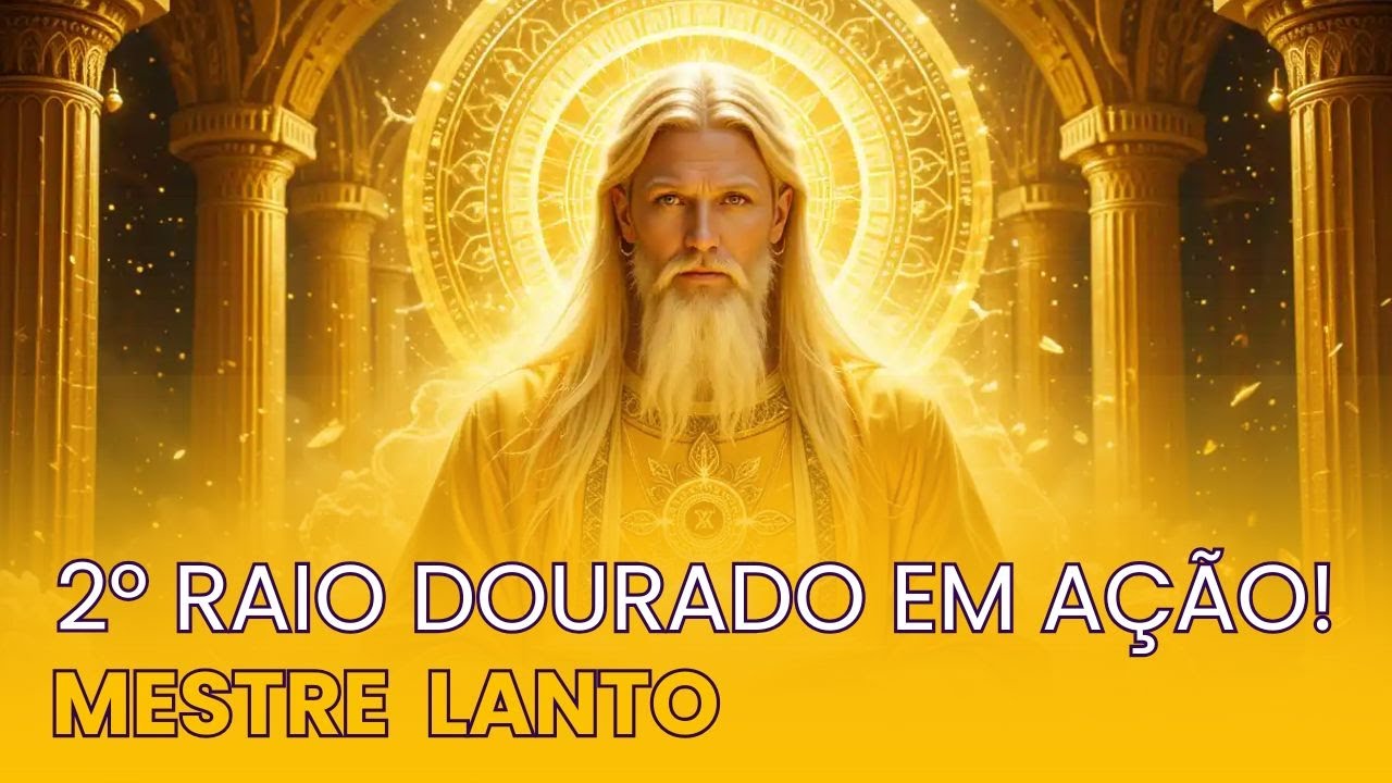 DECRETOS E MANTRAS 2º RAIO AMARELO DOURADO-RAIO CHAMA DOURADA-MESTRE LANTO-ARCANJO JOFIEL