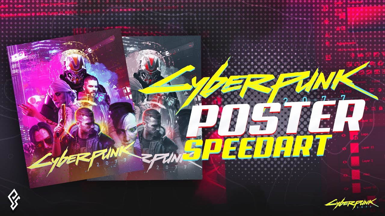 Cyberpunk 2077 | Poster | Design SpeedArt!
