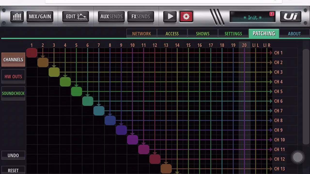 Soundcraft Ui24r - Habilitando auxiliar 9 e 10 - André Alves