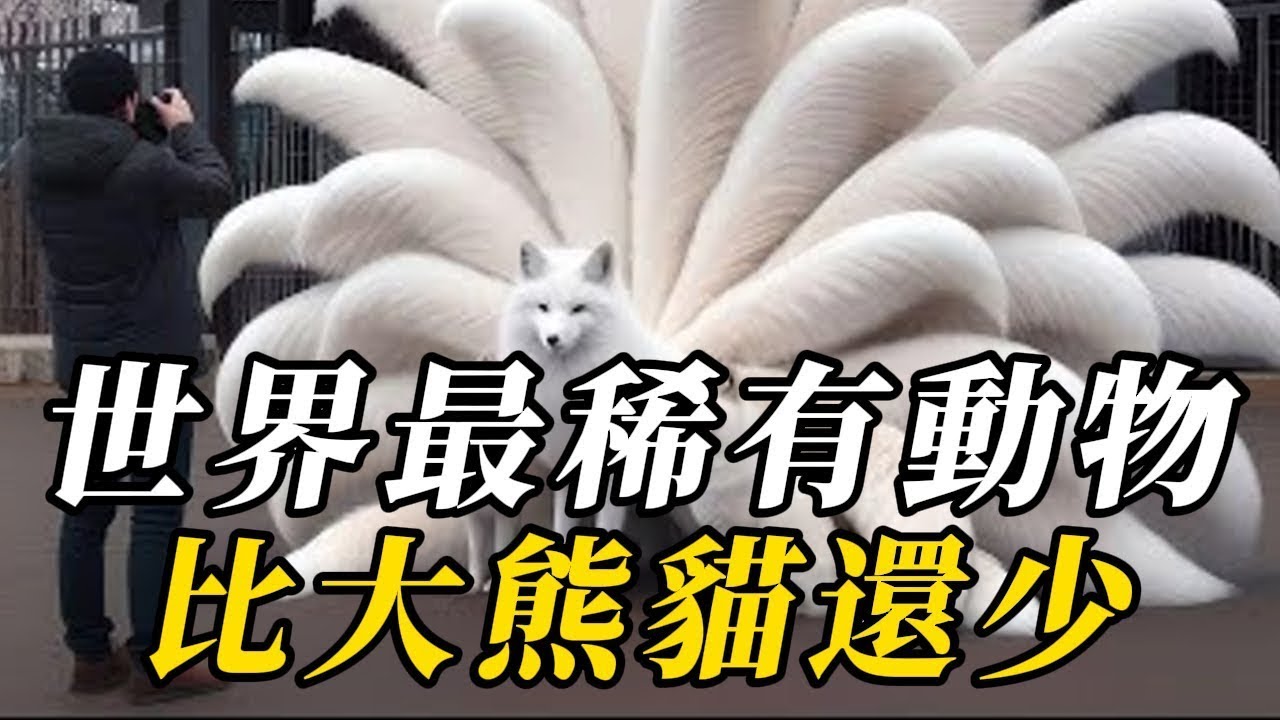 盤點世界最稀有，全世界最稀有的10種動物，400年才能遇到配偶，以北極熊爲食！最稀有的狐狸稀有度堪比北極熊，正常人根本見不到！最稀有的超美蜻蜓堪稱極品，讓人驚歎連連！#动物 #知识渊博 #科普