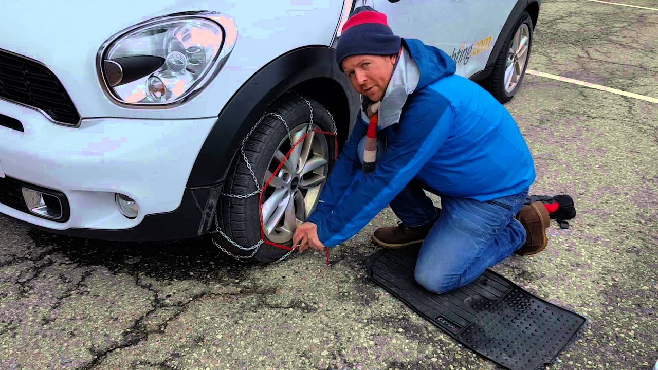 How to fit snow chains to your car