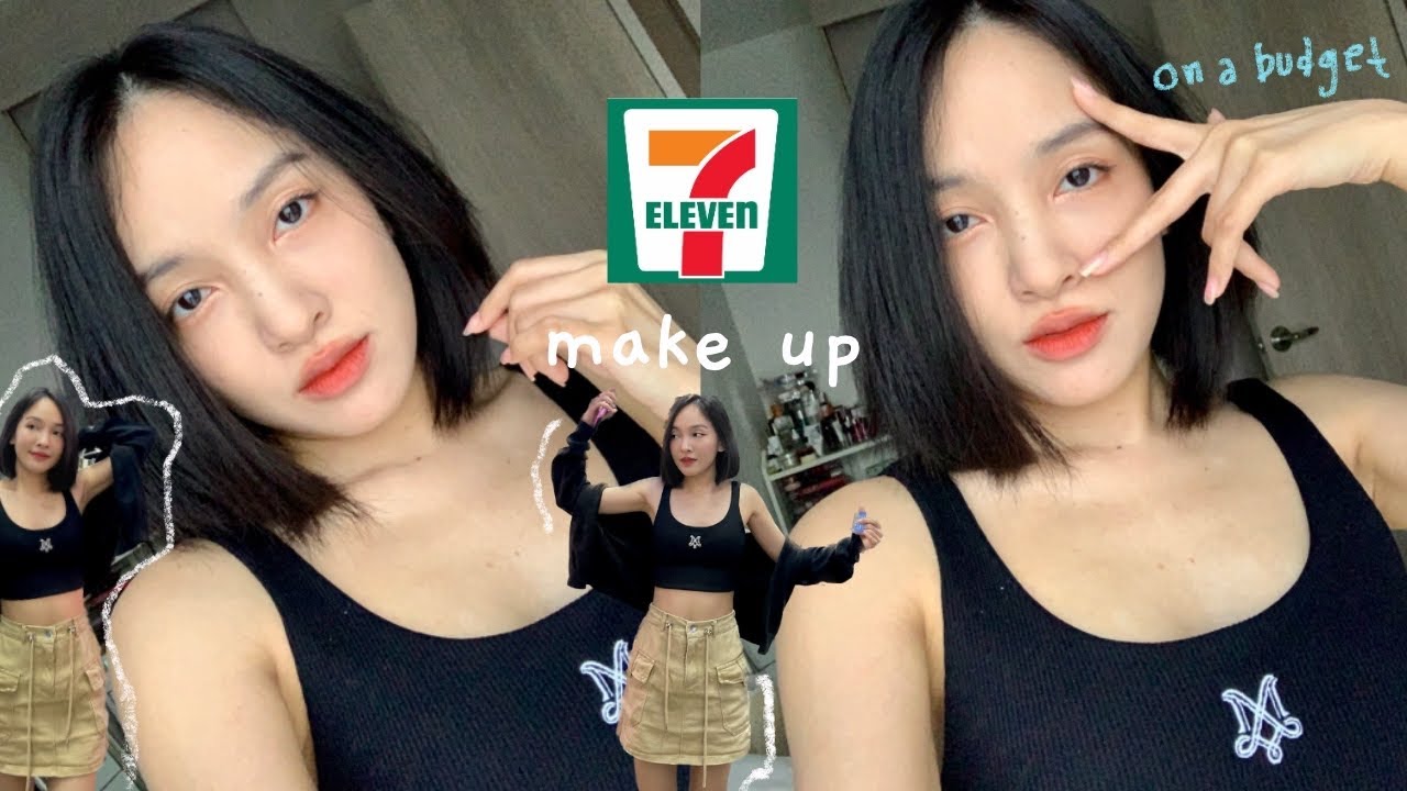 แต่งหน้าไปมหาลัย เครื่องสำอาง 7-11 | ถูกและดี | Thai makeup | mayRai