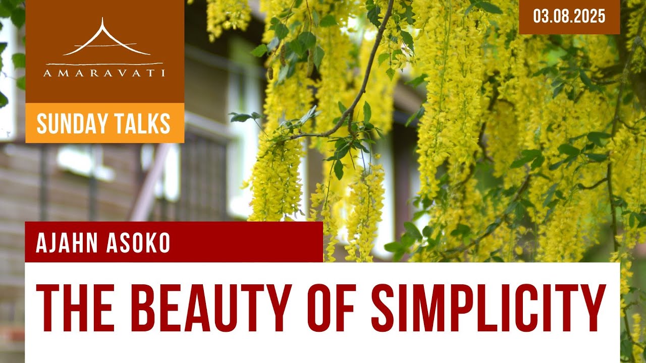 The Beauty of Simplicity | Ajahn Asoko | 03.08.2025
