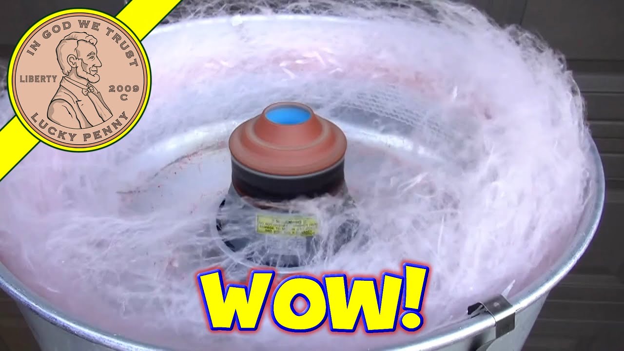 Making Cotton Candy With A Professional X-15AX Whirlwind Machine