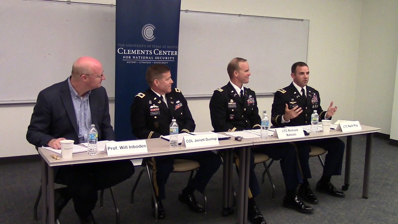 Army War College panel discussion on 