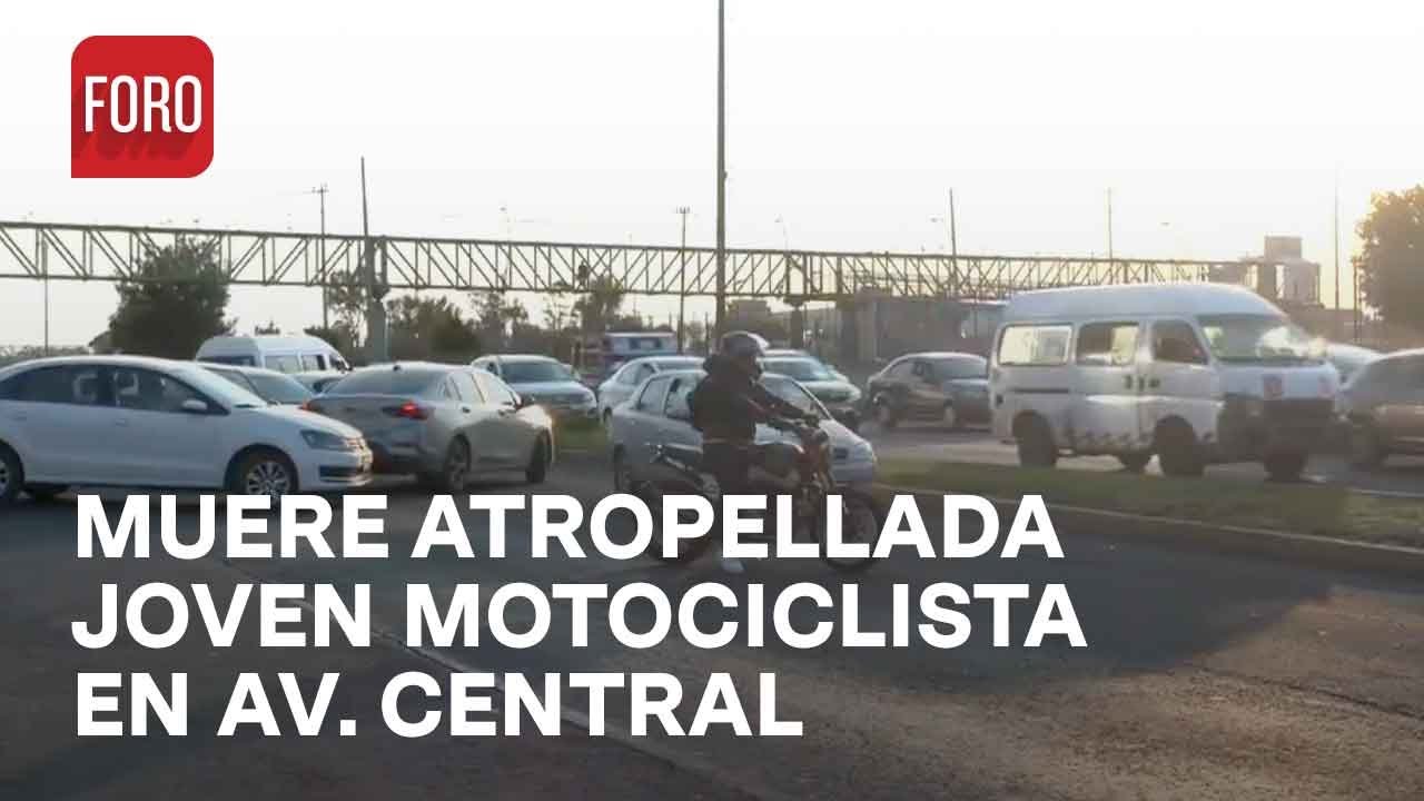 Mujer motociclista muere tras ser atropellada en la Av. Central, en Ecatepec - Las Noticias