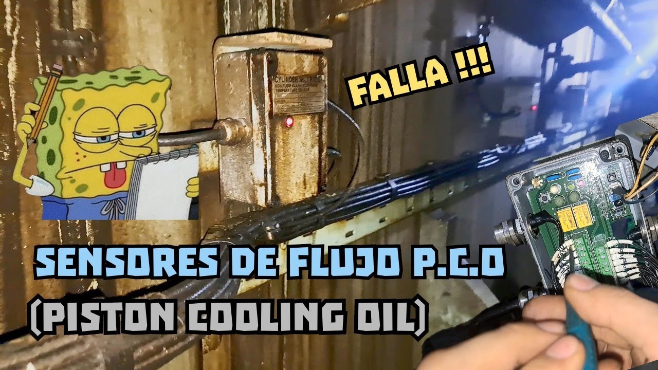 Revisión a Sensores de Flujo P.C.O (Piston Cooling Oil)