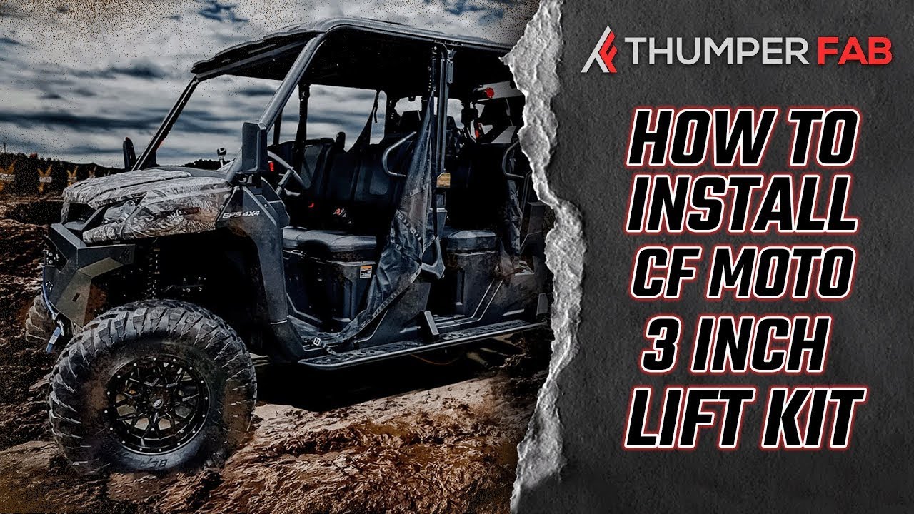Установка лифт-комплекта CFMOTO Uforce 1000 | Thumper Fab