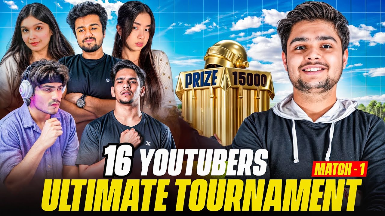 I Challenged 16 BGMI Pro YOUTUBERS For EPIC TOURNAMENT | BGMI