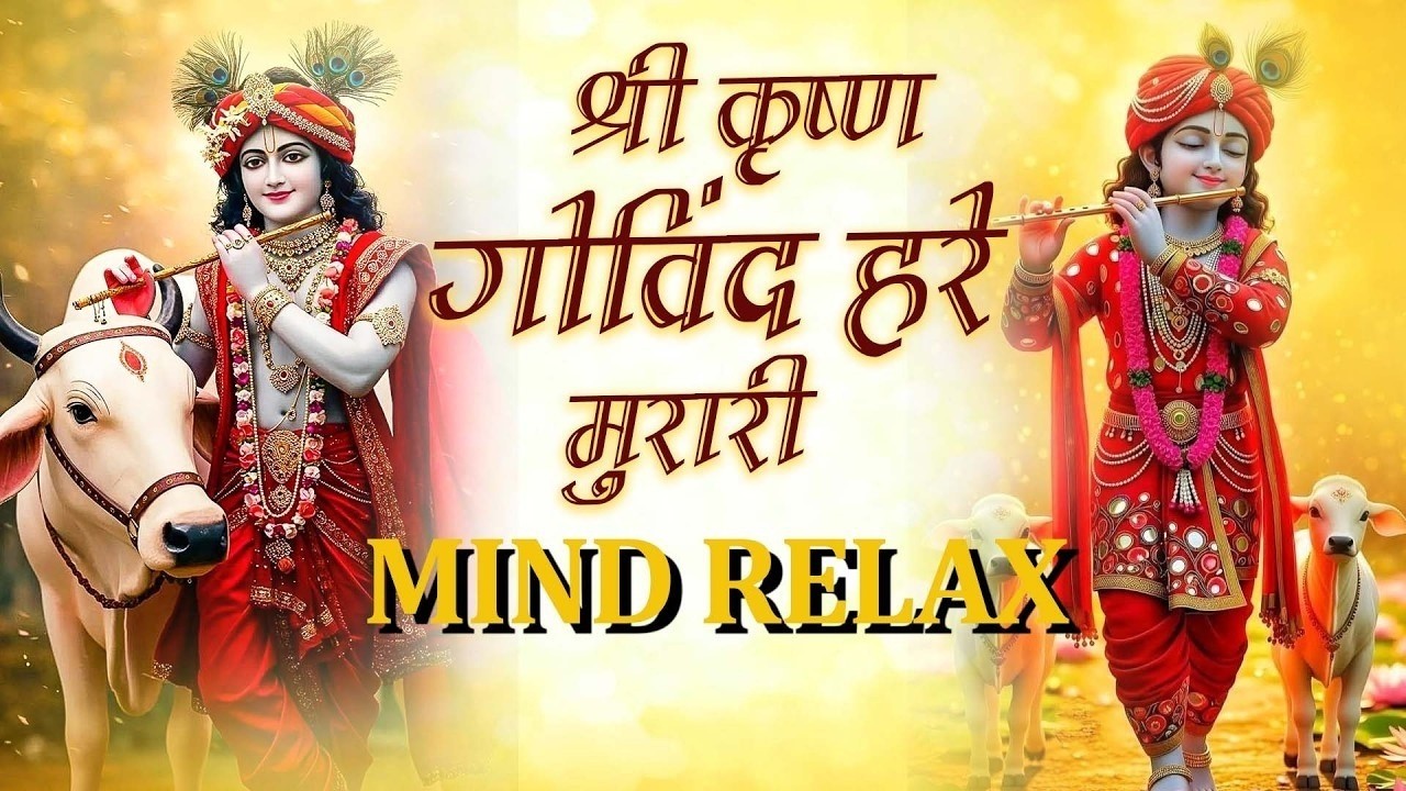 Mind Relaxing - Shri Krishna Govind Hare Murari | Krishan Bhajan 2026 श्री कृष्ण गोविंद हरे मुरारी