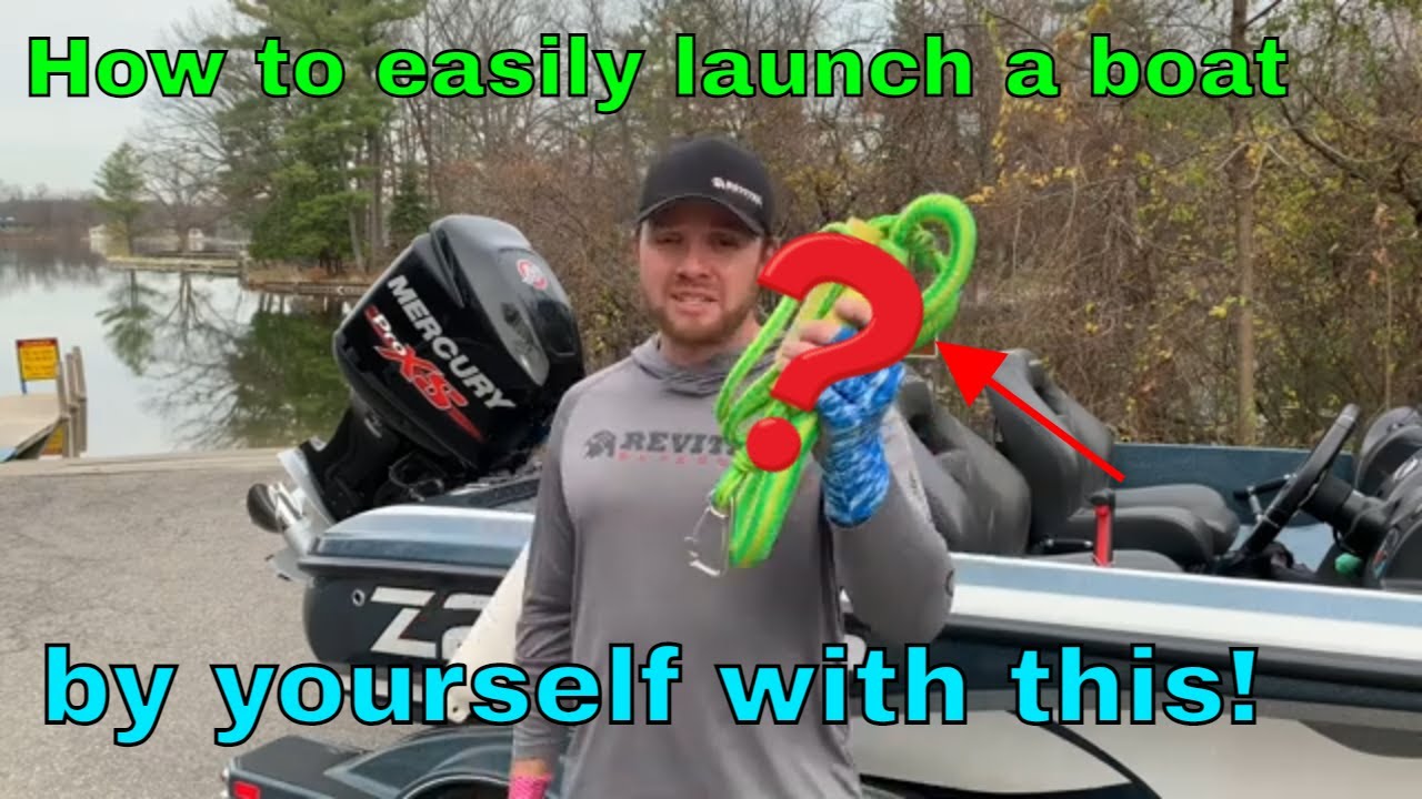 Fastest Way To Launch A Boat By Yourself - Easy Button