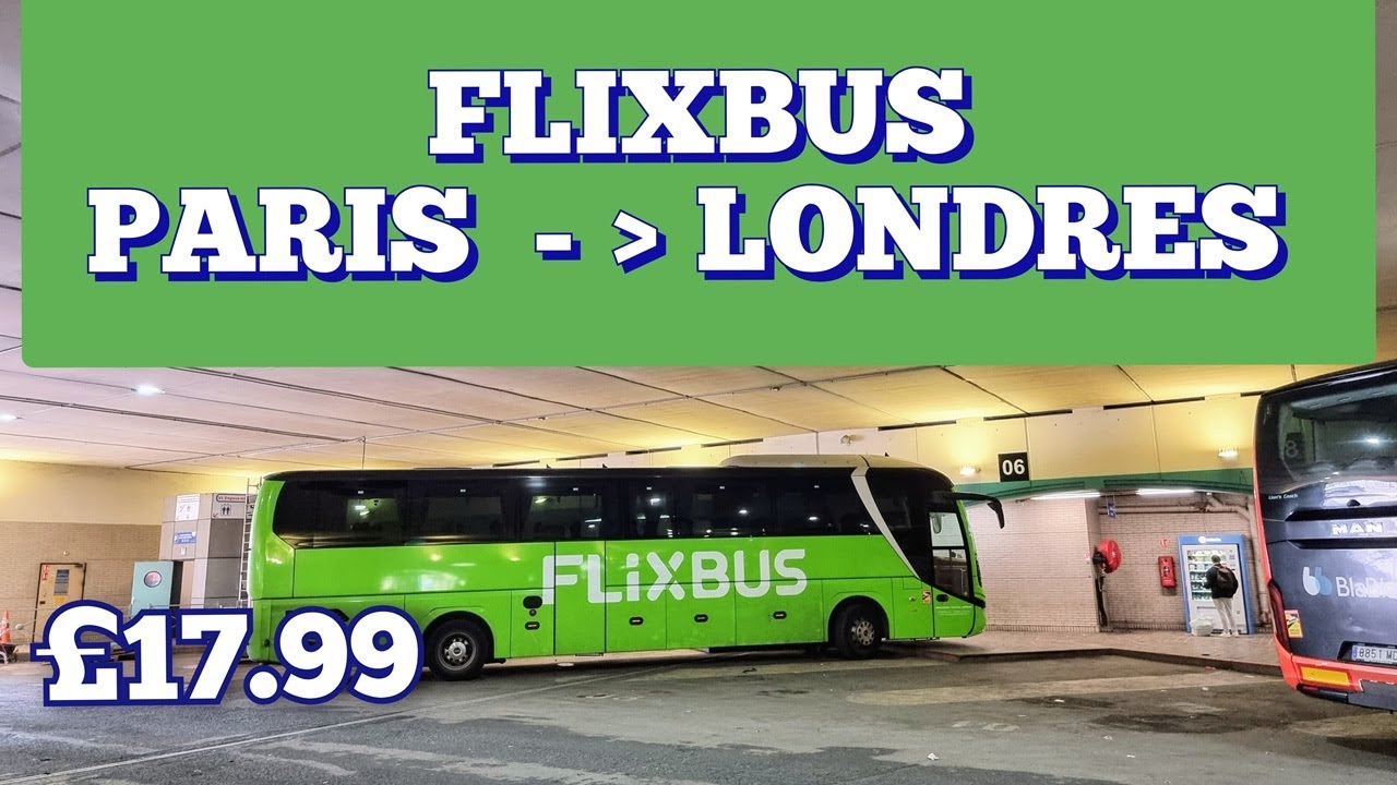 BUS PARIS TO LONDON VIA P&O FERRY