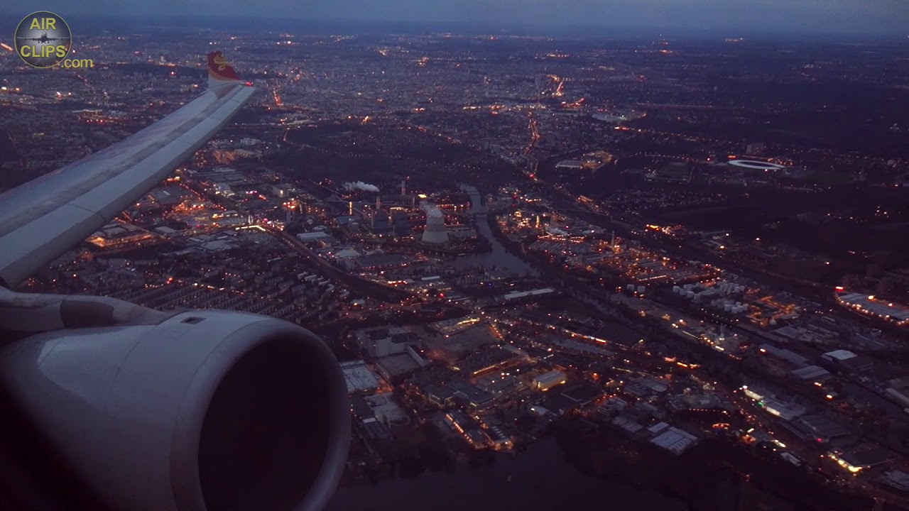 Fantastic BERLIN Dusk Views! Hainan Airlines A330-300 Takeoff from Tegel to Beijing! [AirClips]