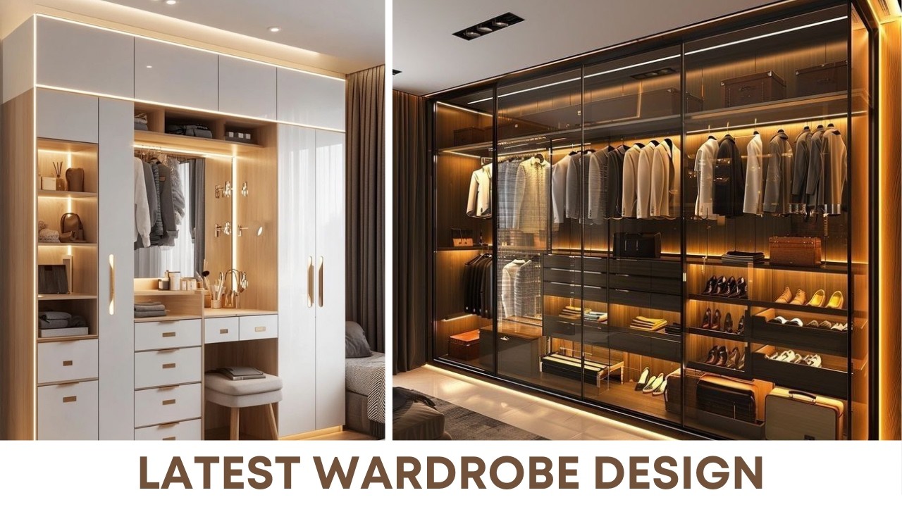 LATEST WARDROBE DESIGN IDEAS| MODULAR WARDROBE DESIGN | MODERN, ELEGANT & SPACE-SAVING STORAGE |