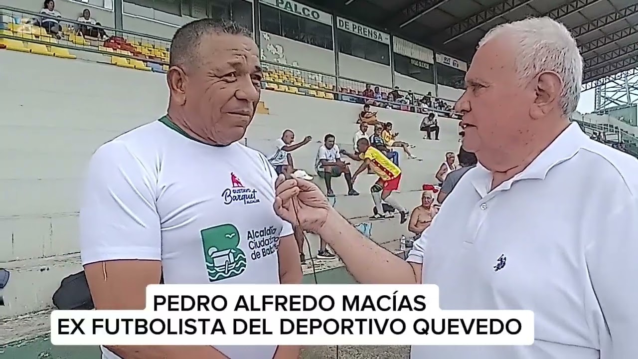 PEDRO ALFREDO MACÍAS EX FUTBOLISTA DEL DEPORTIVO QUEVEDO, LA AFICIÓN LO RECUERDA CON CARIÑO