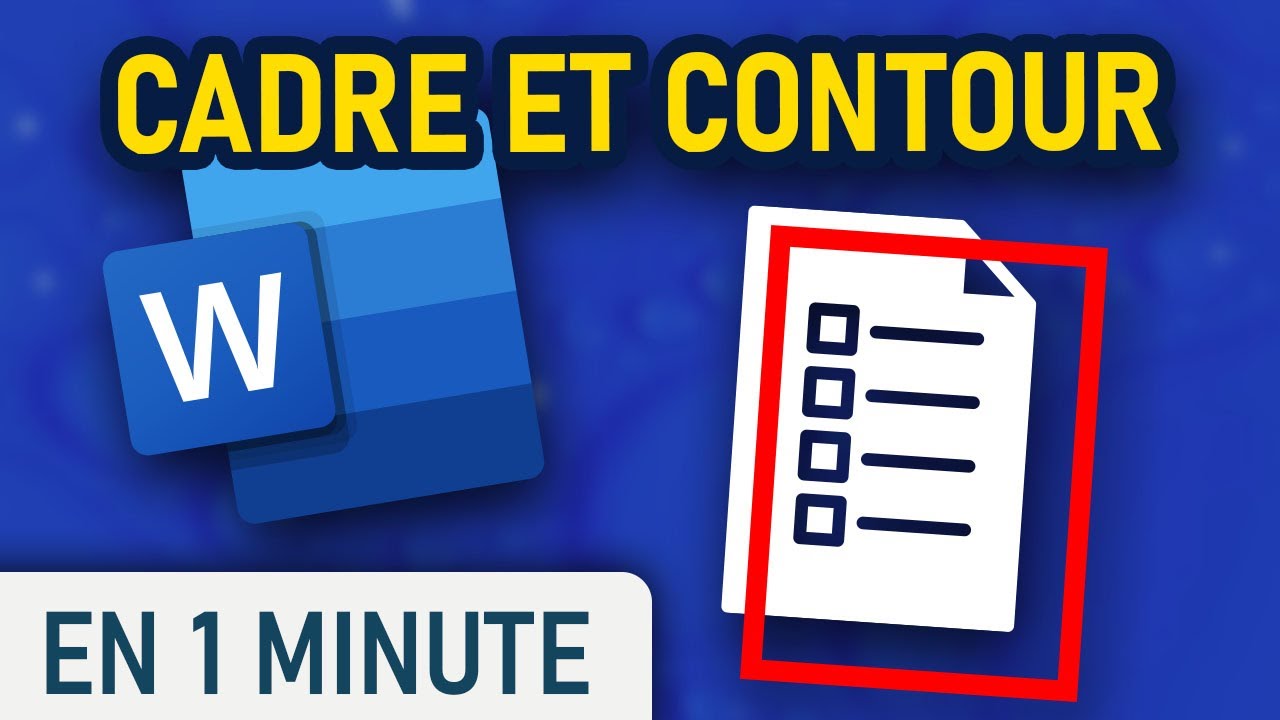 Ajouter une bordure &agrave; une page d'un document Word