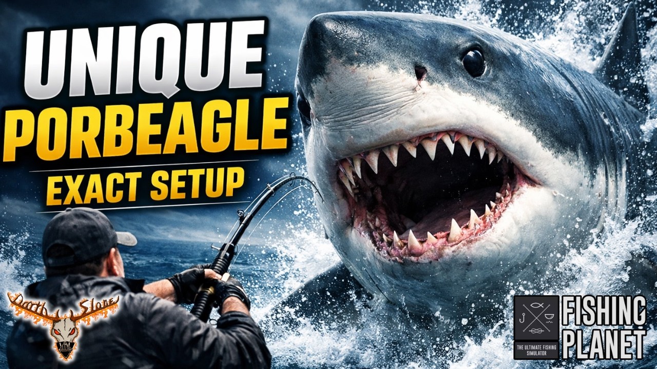 How to Catch a UNIQUE Porbeagle Shark FAST! 🔥 Location, Setup & Fight Guide | Fishing Planet