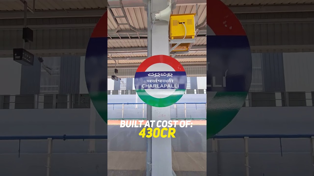 What's Your Thought on this Railway Station? Charlapalli Railway Station