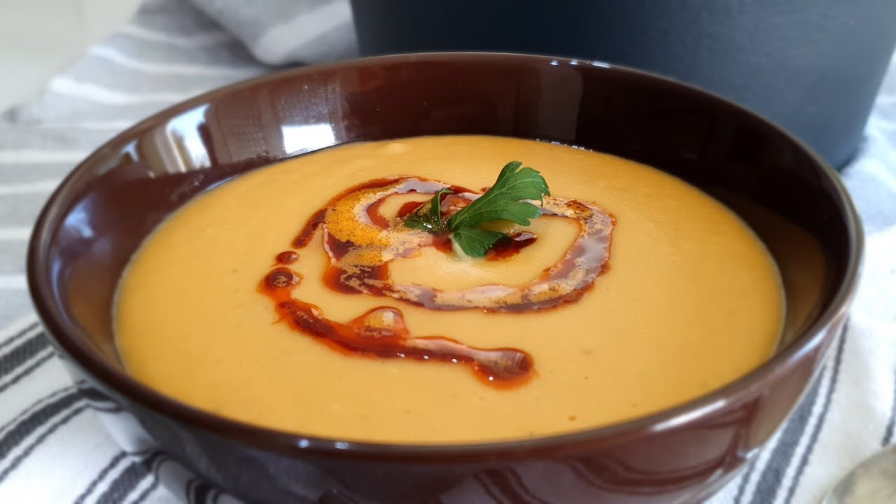 Крем супа от червена леща / Red lentil cream soup
