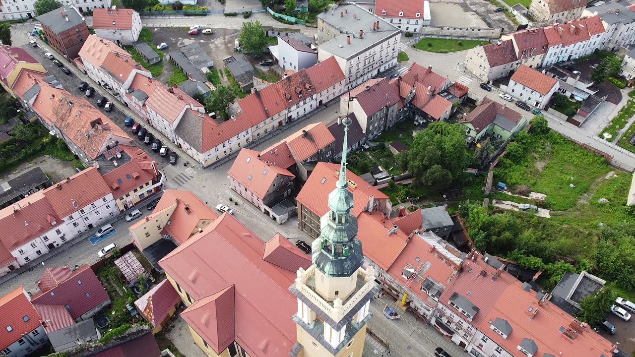 ŚWIEBODZICE Z LOTU PTAKA