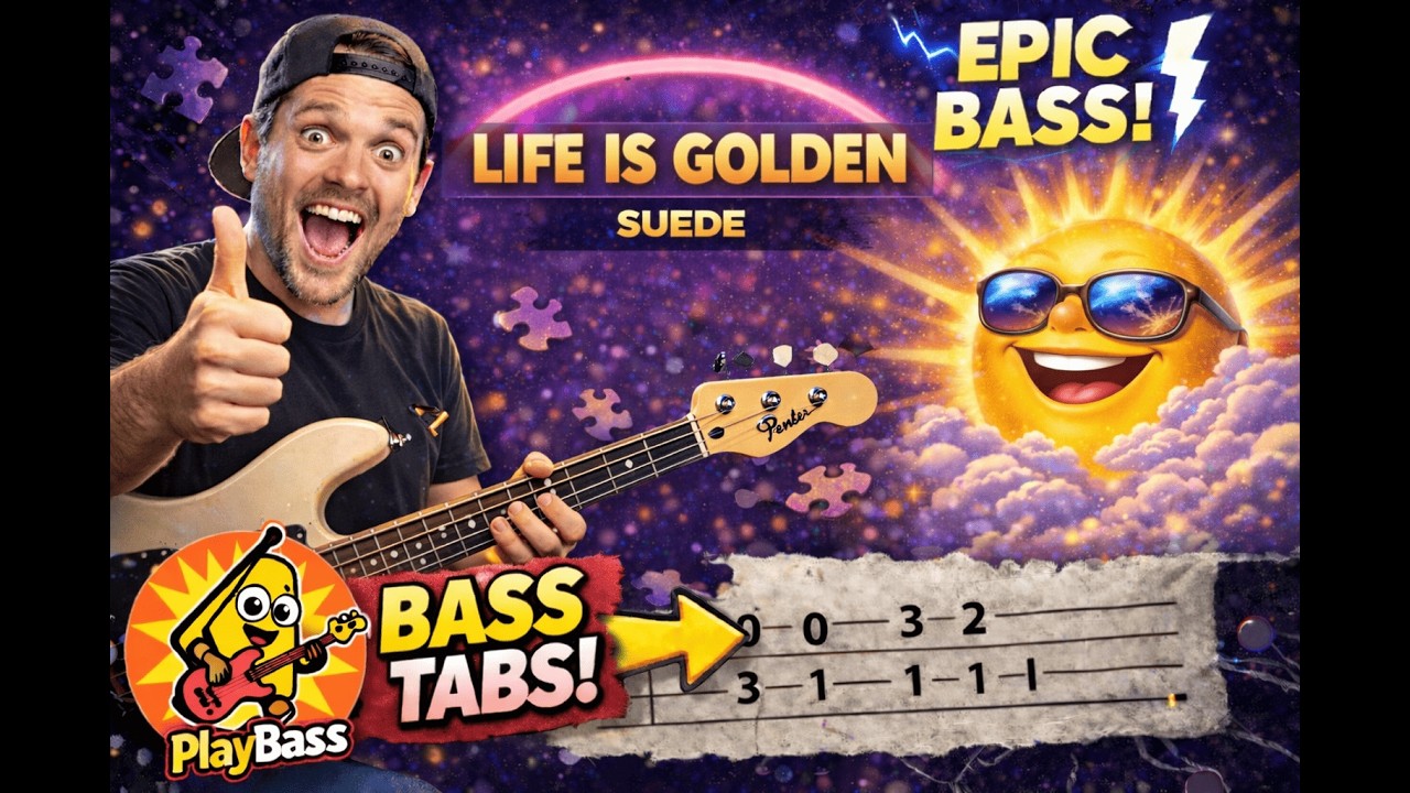 Life Is Golden – Suede (No Bass + Tabs)