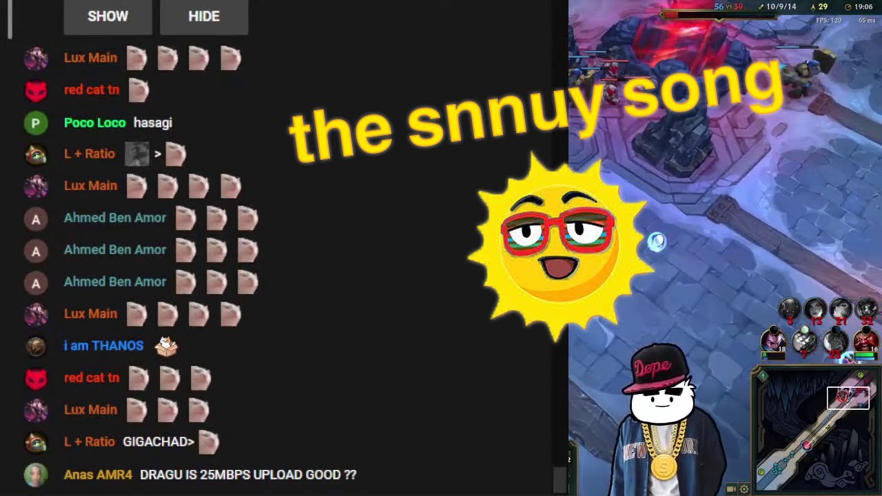 the snnuy JAM on stream