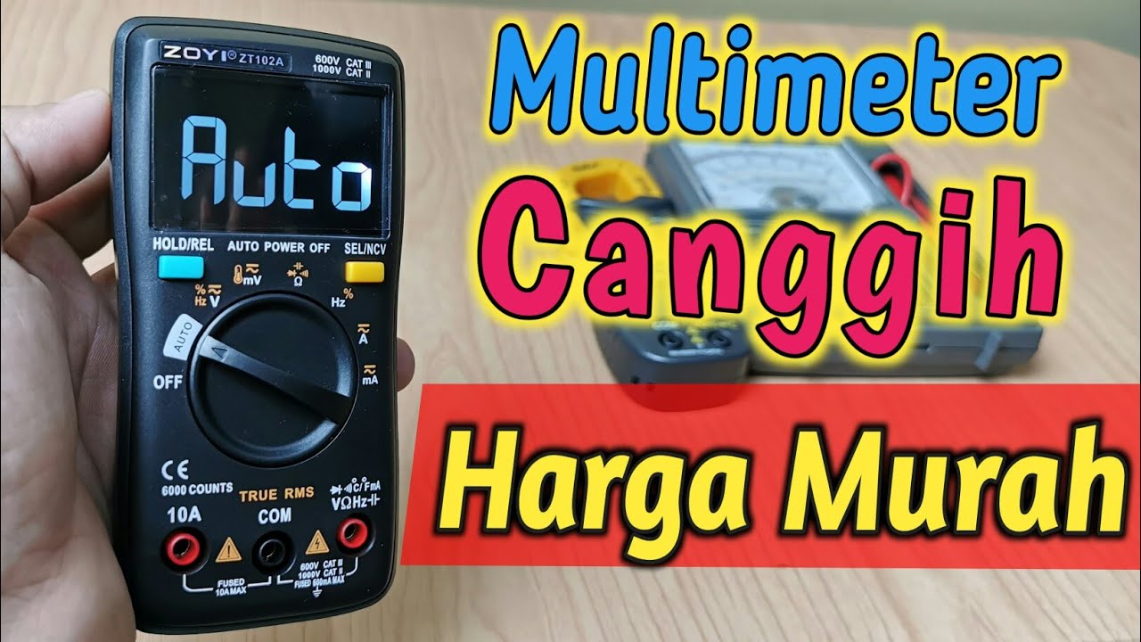 Multimeter Canggih Harga Murah | Multimeter Digital || Multitester Digital || ZOYI ZT102A