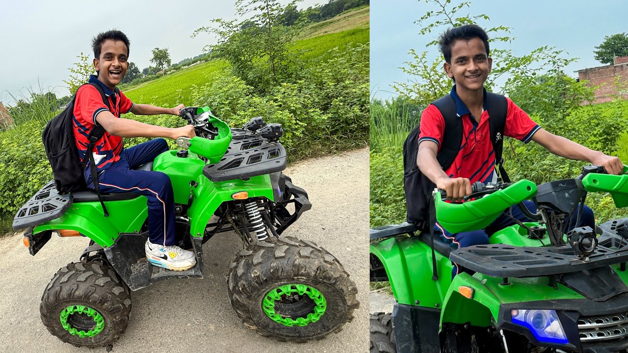 School Se Aate Hi Atv Bike Chalane Laga 😍🔥