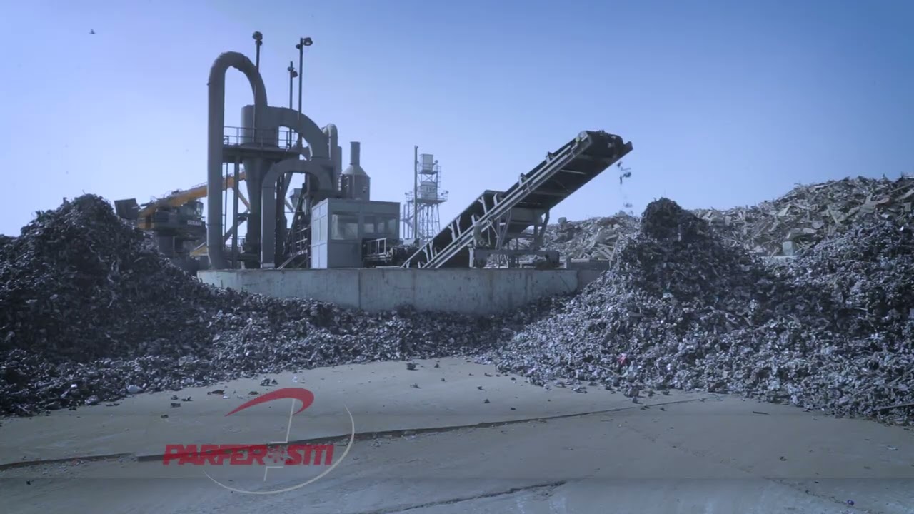 Parfer Siti Shredder plant, Impianto di frantumazione, mulino a martelli