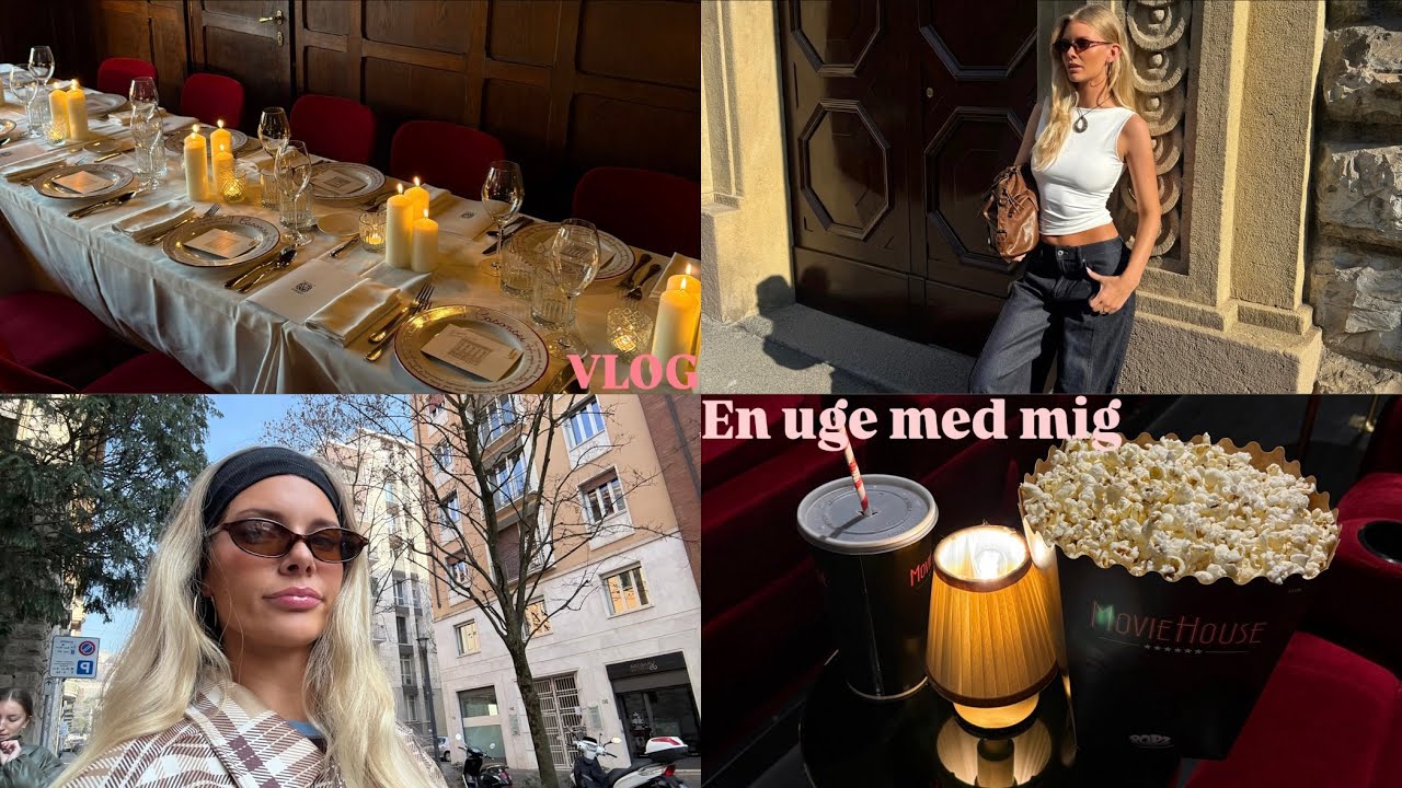 EN UGE MED MIG: Italien, events og biograf