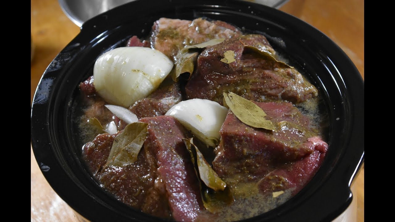 Barbacoa de Res Blanca en Olla de Coccion Lenta!!!
