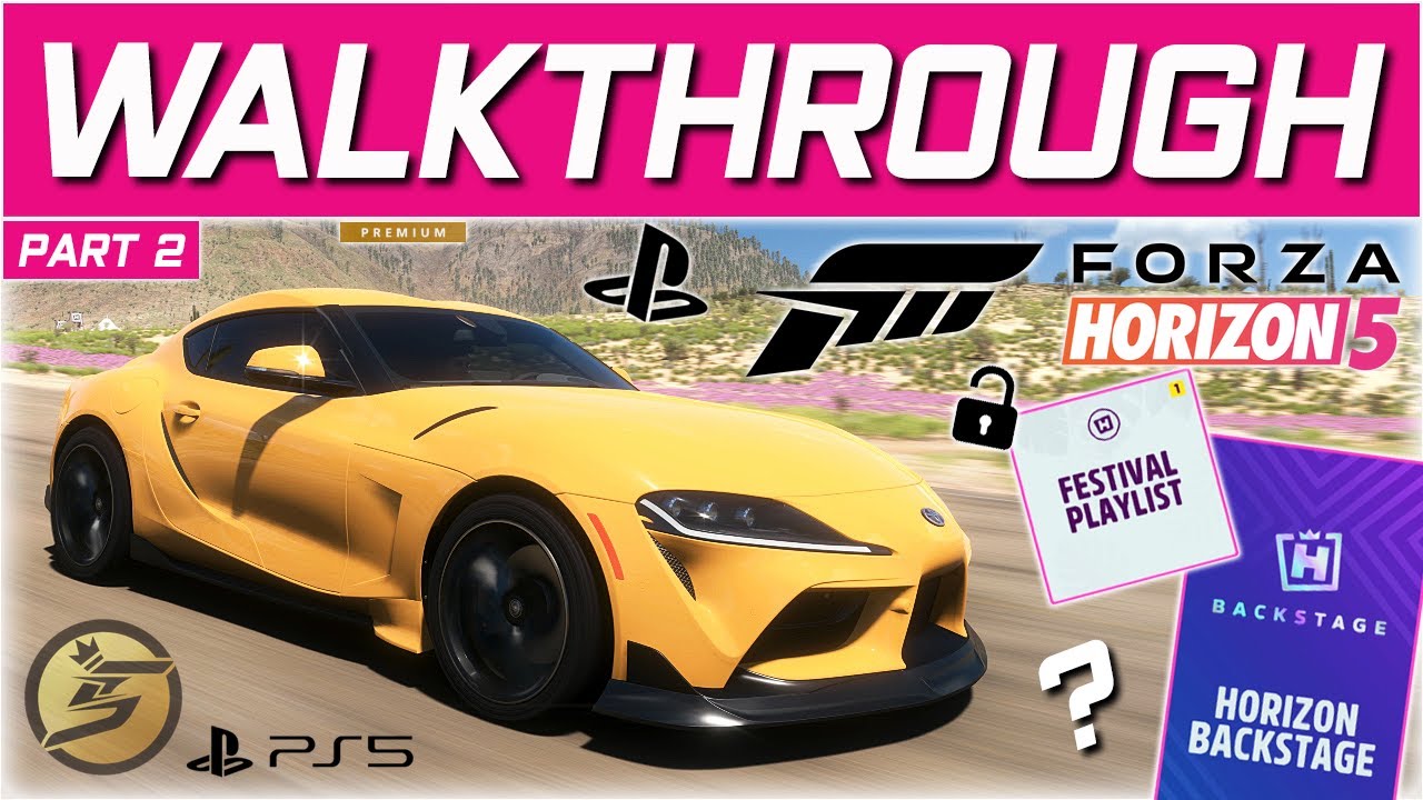 Forza Horizon 5 PS5 PRO Tips - Festival Playlist + Progression (Veteran Player Tips)