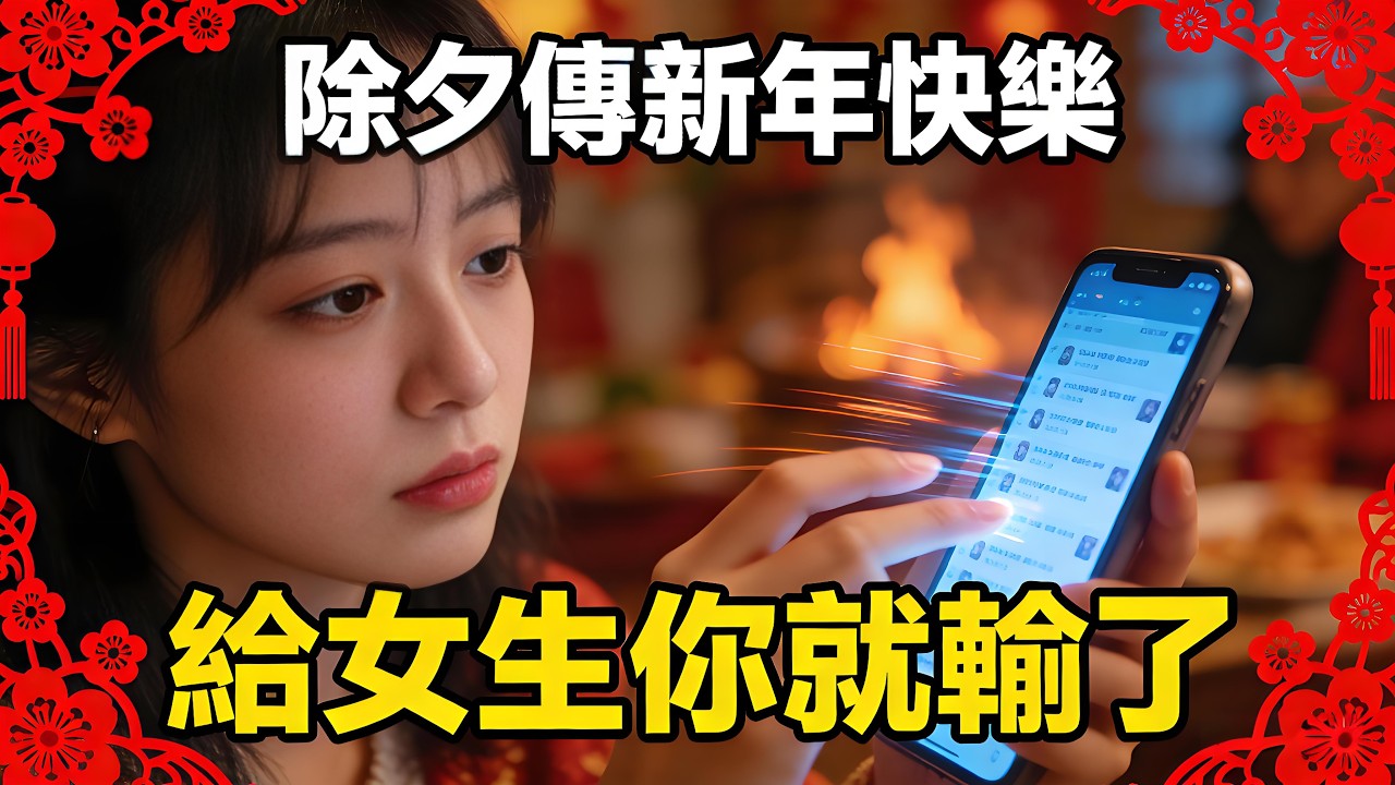 除夕傳「新年快樂 🧨」給女生？你的新年《 輸了大一半 📉 》！！