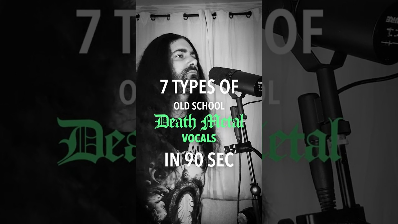 7 Old School Death Metal Vocal Styles in 90 Seconds