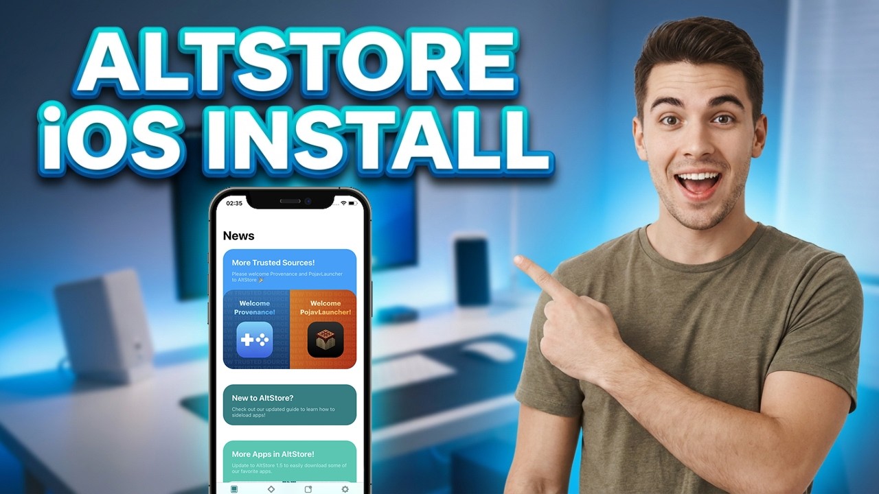 AltStore on iOS - How to Install IPA Files on ANY iPhone!